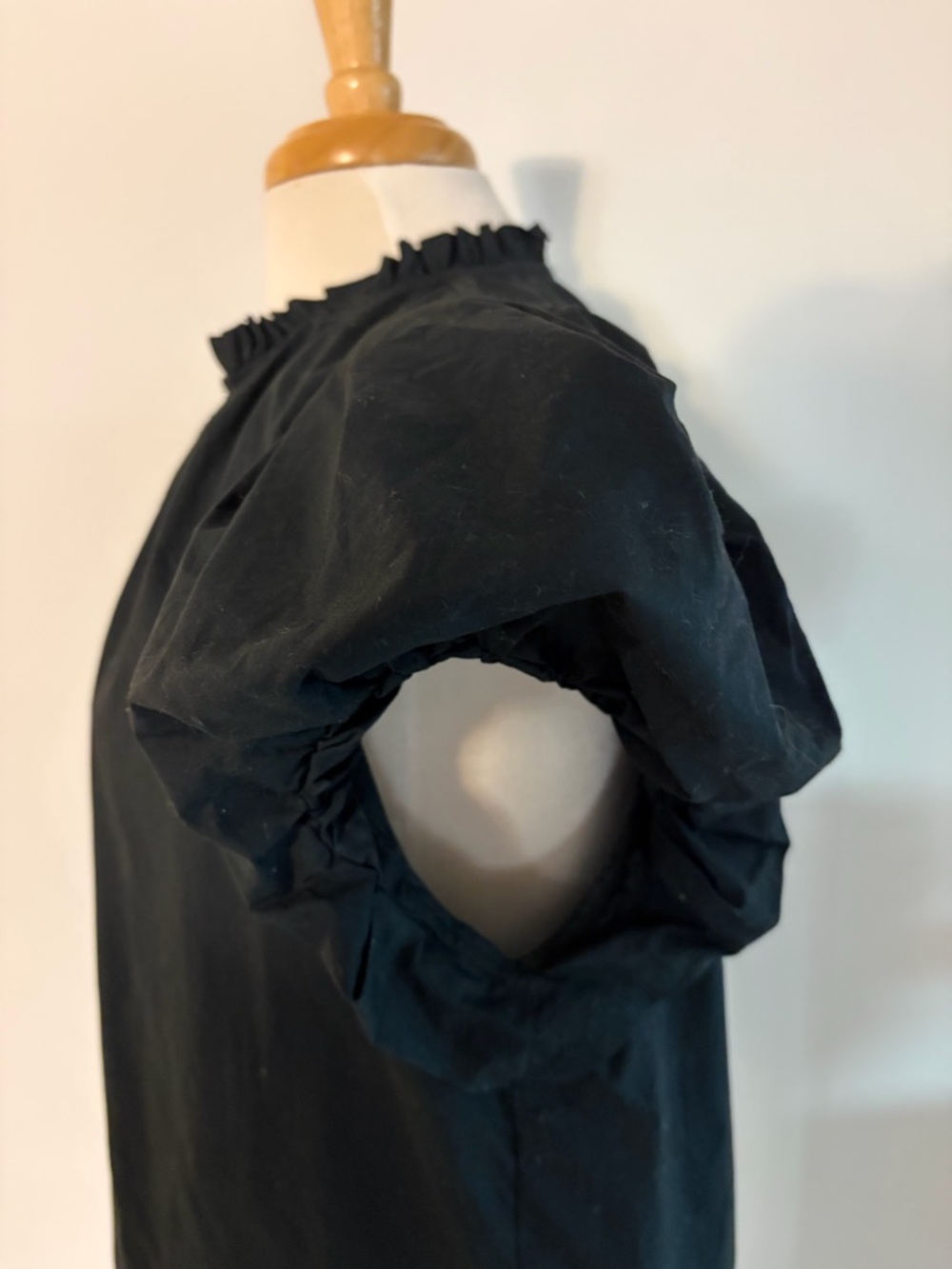 Ulla Johnson Black Puffy Sleeve Blouse - Picture 3 of 13